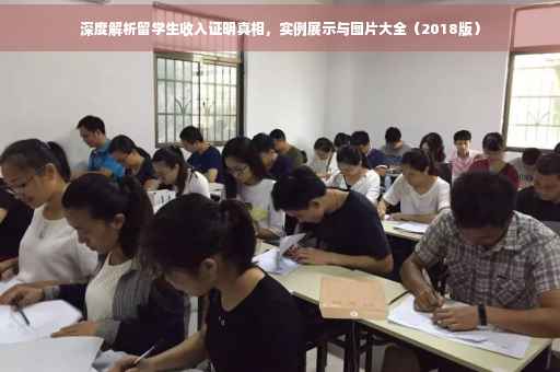 深度解析留学生收入证明真相，实例展示与图片大全（2018版）