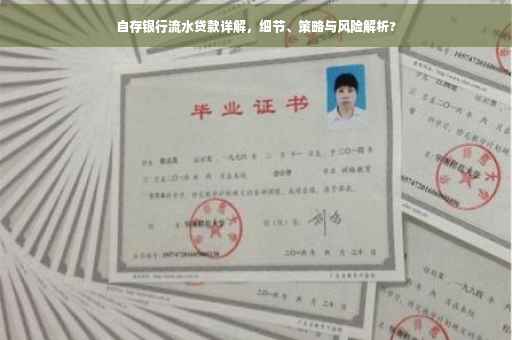 自存银行流水贷款详解，细节、策略与风险解析?