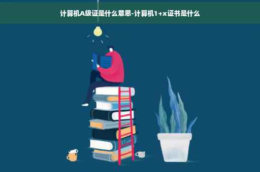 计算机A级证是什么意思-计算机1+x证书是什么