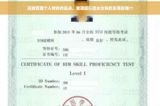 高效管理个人财务的起点，整理银行流水台账的实用指南??