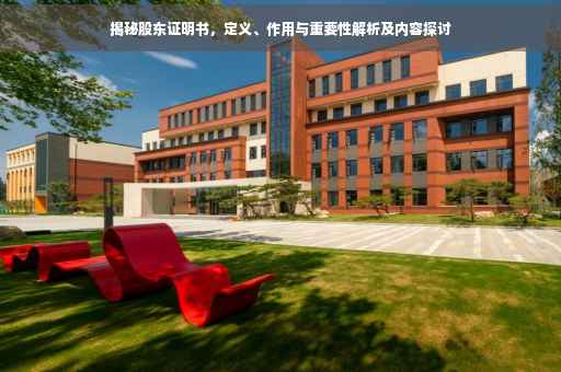 揭秘股东证明书，定义、作用与重要性解析及内容探讨