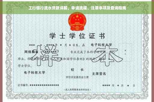 工行银行流水贷款详解，申请流程、注意事项及查询指南