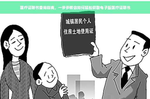 医疗证明书查询指南，一步步教你如何轻松获取电子版医疗证明书