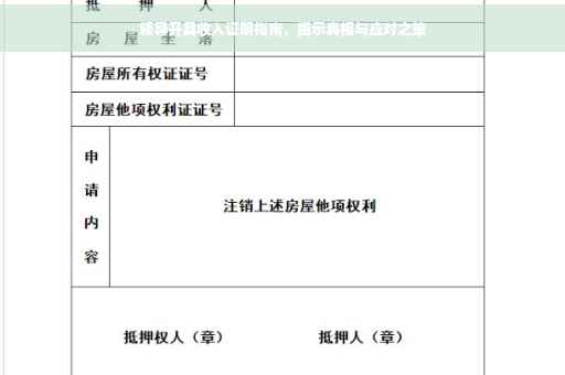 领导开具收入证明指南，揭示真相与应对之策
