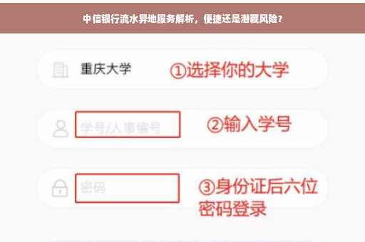 中信银行流水异地服务解析，便捷还是潜藏风险？