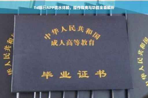 Td银行APP流水详解，操作指南与功能全面解析