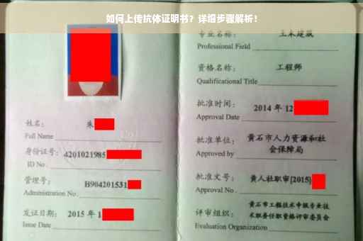 如何上传抗体证明书？详细步骤解析！