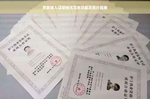 贷款收入证明格式范本详解及图片指南