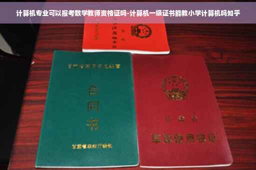 计算机专业可以报考数学教师资格证吗-计算机一级证书能教小学计算机吗知乎