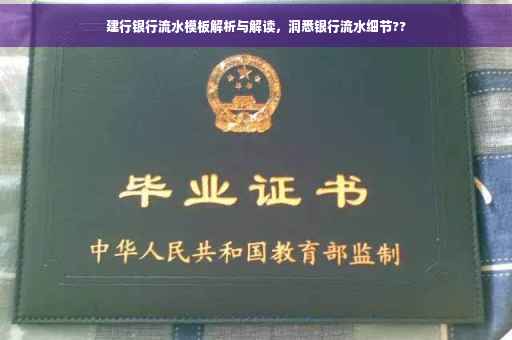 建行银行流水模板解析与解读，洞悉银行流水细节??