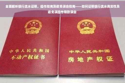 全面解析银行流水证明，操作指南及避免误会指南——如何证明银行流水真实性及避免误操作导致误会