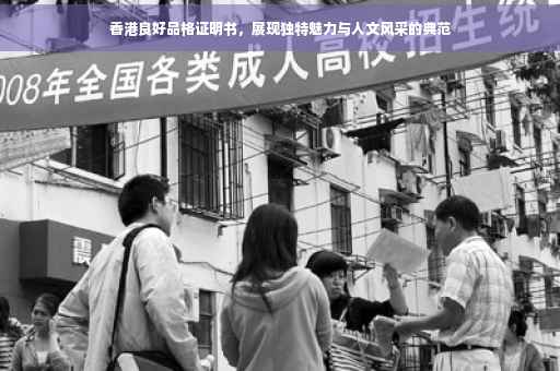 香港良好品格证明书，展现独特魅力与人文风采的典范