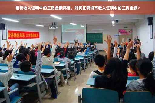揭秘收入证明中的工资金额真相，如何正确填写收入证明中的工资金额？