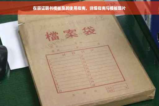 在籍证明书模板及其使用指南，详细指南与模板图片