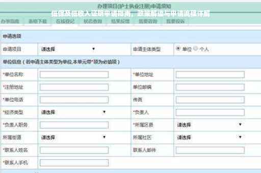 低保及低收入证明申请指南，政策解读与申请流程详解
