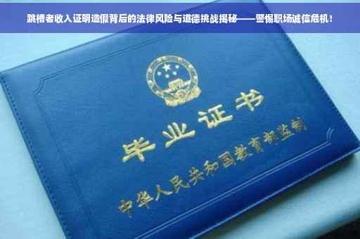 跳槽者收入证明造假背后的法律风险与道德挑战揭秘——警惕职场诚信危机！