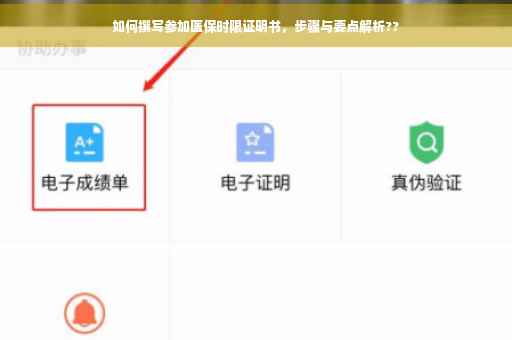 如何撰写参加医保时限证明书，步骤与要点解析??