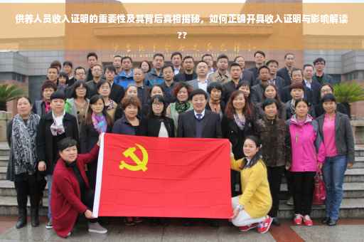 供养人员收入证明的重要性及其背后真相揭秘，如何正确开具收入证明与影响解读??