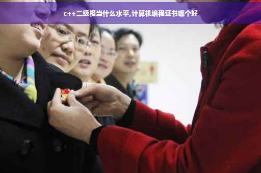 c++二级相当什么水平,计算机编程证书哪个好