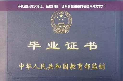 手机银行流水凭证，轻松打印，证明资金往来的便捷高效方式?✨