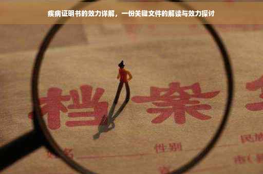 疾病证明书的效力详解，一份关键文件的解读与效力探讨