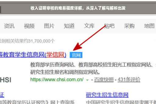 收入证明审核的难易程度详解，从深入了解与解析出发