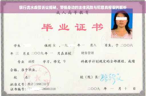 银行流水虚假诉讼揭秘，警惕身边的法律风险与犯罪真相案例解析