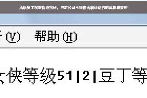 离职员工权益保障揭秘，应对公司不提供离职证明书的真相与策略