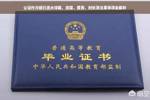 公证代办银行流水详解，流程、费用、时长及注意事项全解析