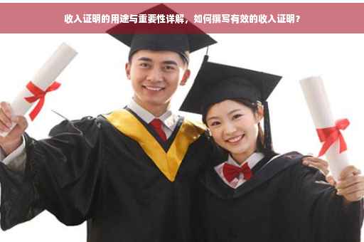 收入证明的用途与重要性详解，如何撰写有效的收入证明？