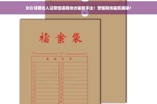 女白领晒收入证明惊遇网络诈骗新手法！警惕网络骗局揭秘?