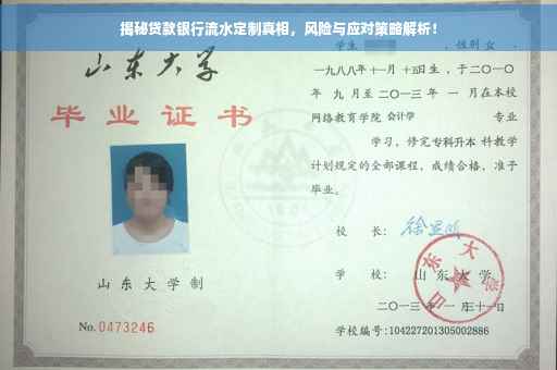 揭秘贷款银行流水定制真相，风险与应对策略解析！