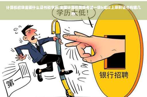 计算机初级需要什么证书和学历,全国计算机等级考试一级b或以上级别证书有哪几种