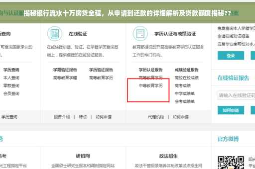 揭秘银行流水十万房贷全程，从申请到还款的详细解析及贷款额度揭秘??