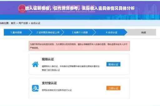 收入证明模板，仅作房贷参考，实际收入需具体情况具体分析