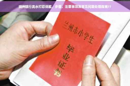 扬州银行流水打印详解，步骤、注意事项及常见问题处理指南??