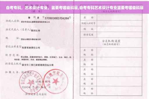 自考专科，艺术设计专业，需要考哪些科目,自考专科艺术设计专业需要考哪些科目