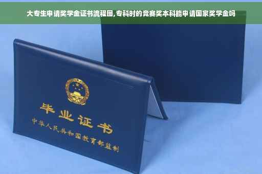 大专生申请奖学金证书流程图,专科时的竞赛奖本科能申请国家奖学金吗