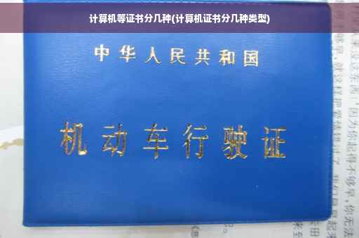 计算机等证书分几种(计算机证书分几种类型)