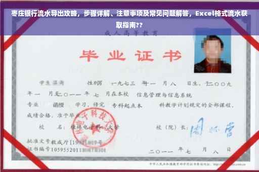 枣庄银行流水导出攻略，步骤详解、注意事项及常见问题解答，Excel格式流水获取指南??