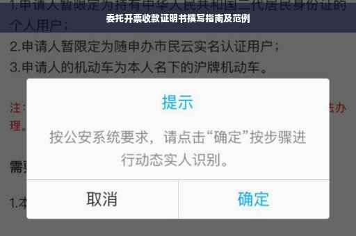 委托开票收款证明书撰写指南及范例