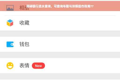 揭秘银行流水查询，可查询年限与详细操作指南??
