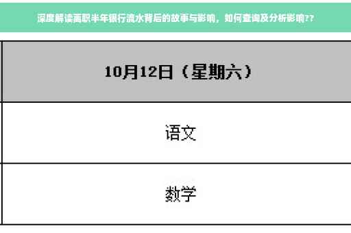 深度解读离职半年银行流水背后的故事与影响，如何查询及分析影响??