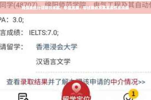 残保金统计证明书详解，申报流程、审核要点及其重要性全攻略