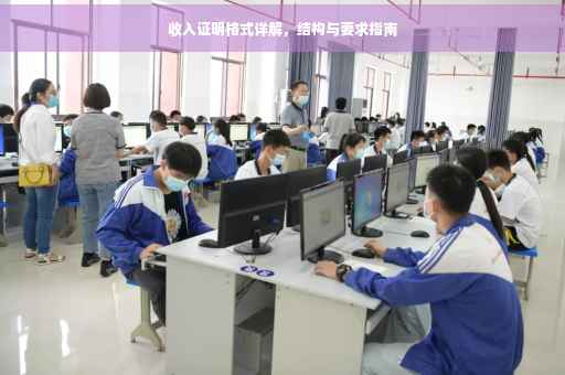 收入证明格式详解，结构与要求指南