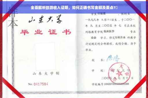 全面解析旅游收入证明，如何正确书写金额及要点?✨