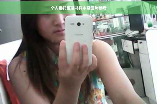 个人委托证明书样本及图片参考