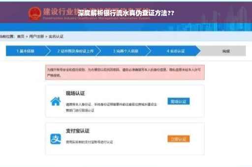 深度解析银行流水真伪查证方法??