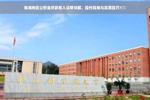 镇海地区公积金贷款收入证明详解，操作指南与实用技巧?⚡️