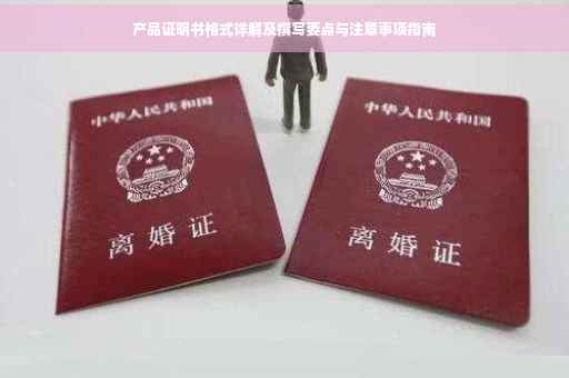 产品证明书格式详解及撰写要点与注意事项指南